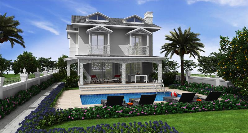 Fethiye Modern Villa Projects, FA Villa - FA Villa