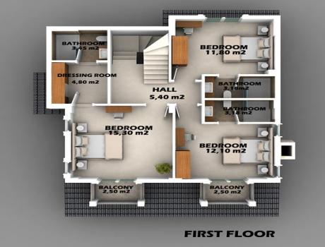 Fethiye Modern Villa Projects, FA Villa - FA Villa