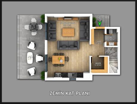 Fimtaş Construction Yiğit Villa Spacious Living Areas, Yigit Villa - Yigit Villa