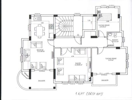Fethiye Housing With Natural Gas Infrastructure, Fazilet Apartment Building - Fazilet Apartment Building