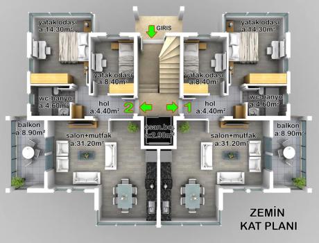 Move-In Ready Apartment In Fethiye, Fatih Apartment Building - Fatih Apartment Building