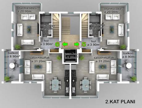 Move-In Ready Apartment In Fethiye, Fatih Apartment Building - Fatih Apartment Building