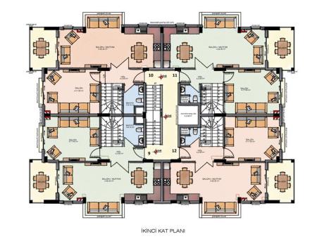 Apartments For Sale In Tuzla Center, Zambak Apartment Building - Zambak Apartment Building