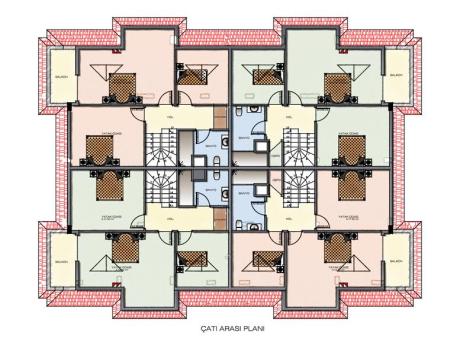 Apartments For Sale In Tuzla Center, Zambak Apartment Building - Zambak Apartment Building