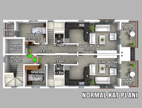 Fimtaş Construction Modern Living Projects, Sultan Apartment Building - Sultan Apartment Building